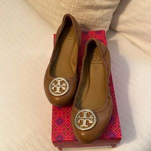 Royal Tan Tory Burch Ballet Flat